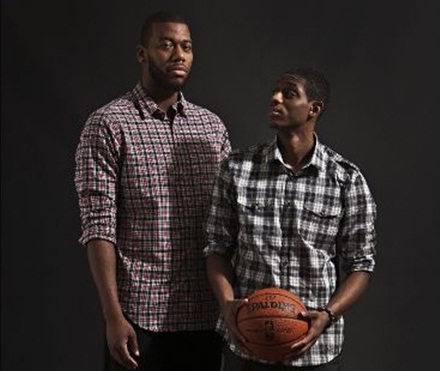 Greg Monroe and Brandon Knight